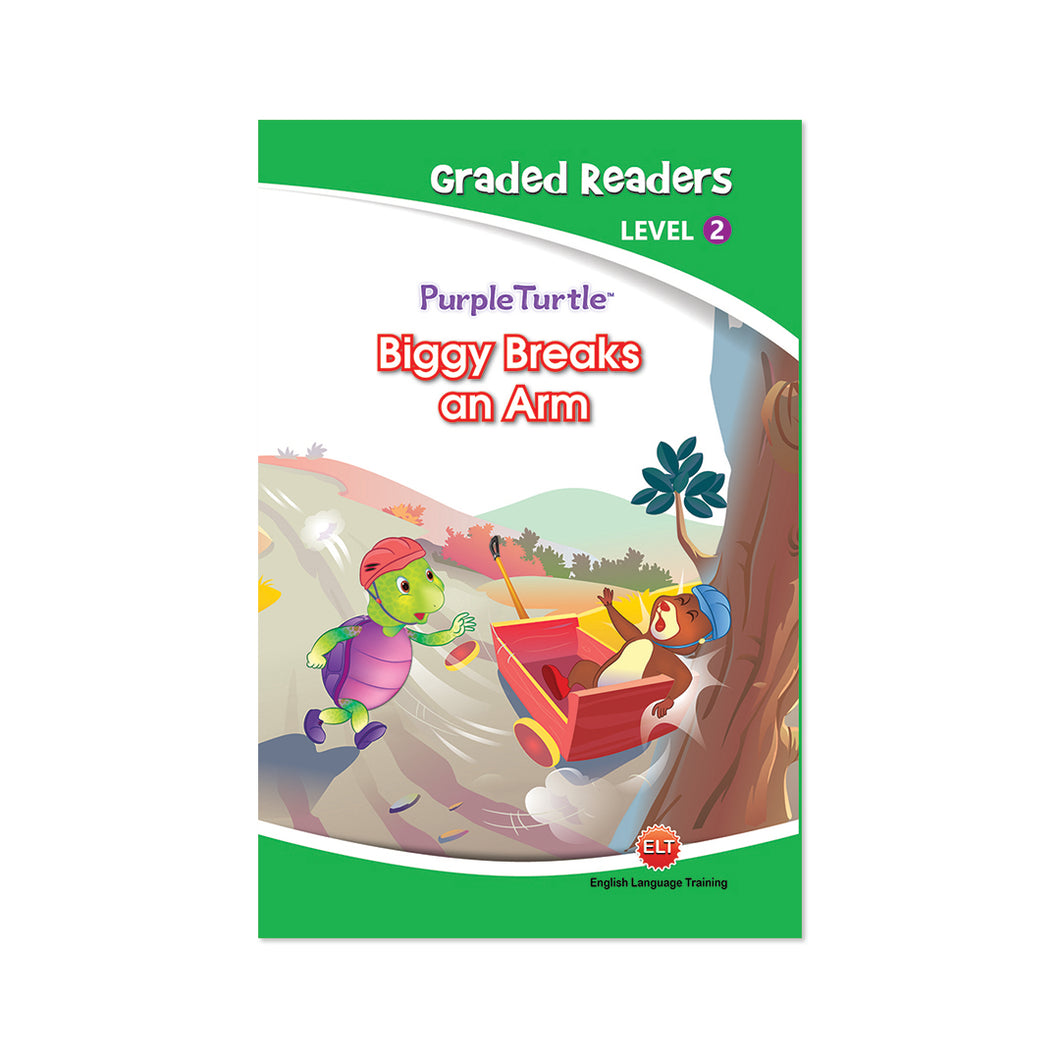 Purple Turtle - BIGGY BREAKS AN ARM Story book for Kids Ages 4-5