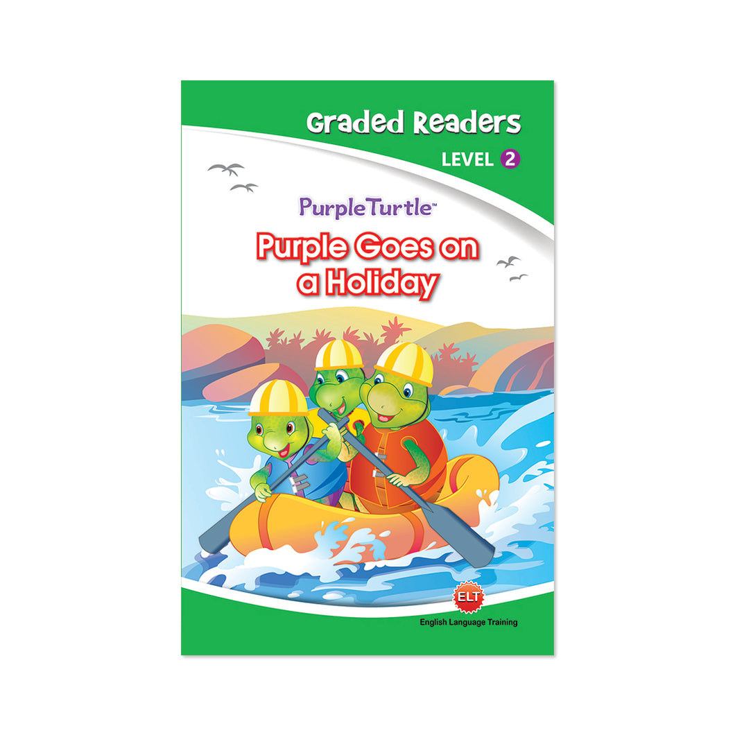 Purple Turtle - PURPLE GOES ON A HOLIDAY | Story book for Kids Ages 4-5