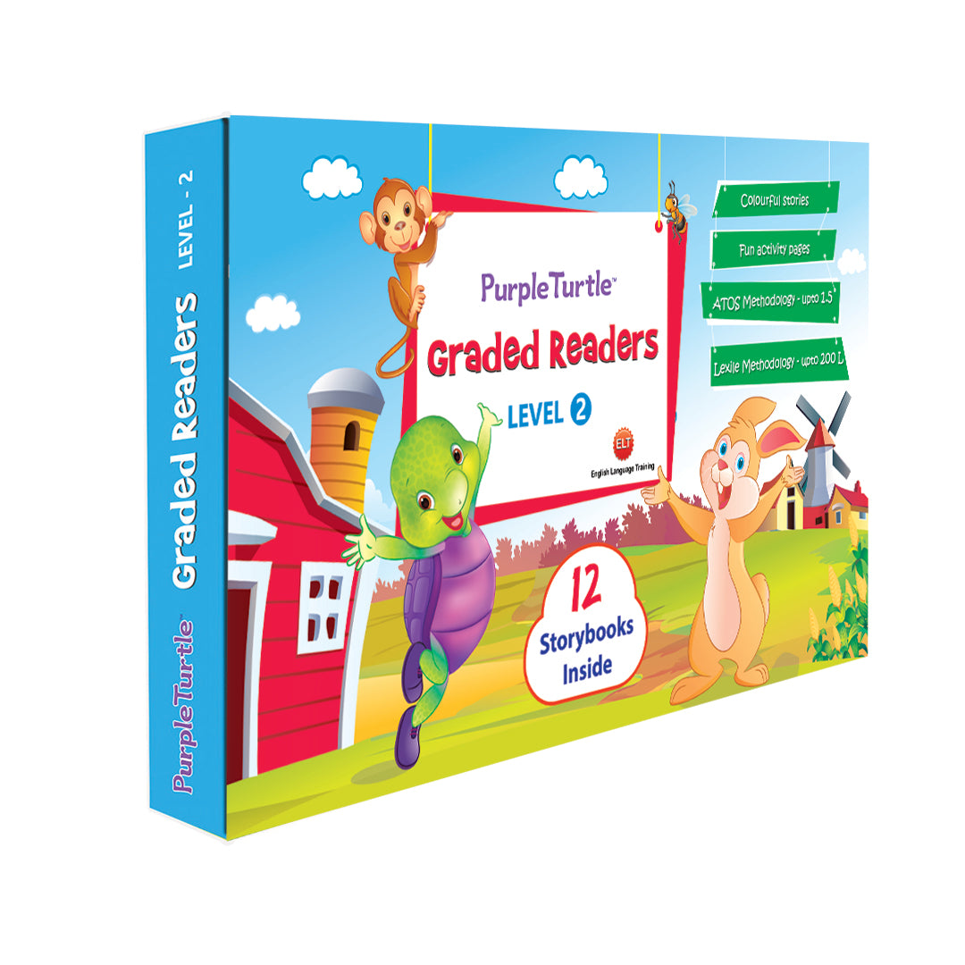 Popular Graded Reader, Level -2 Learn English | Purple Turtle