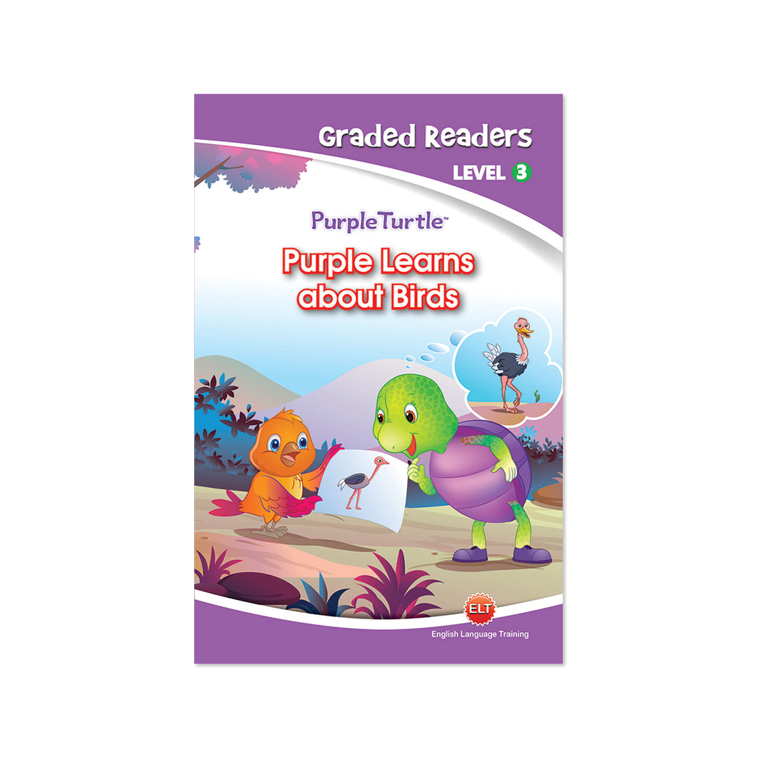 Purple Turtle - PURPLE LEARN ABOUT BIRDS | Story book for Kids Ages 5-6