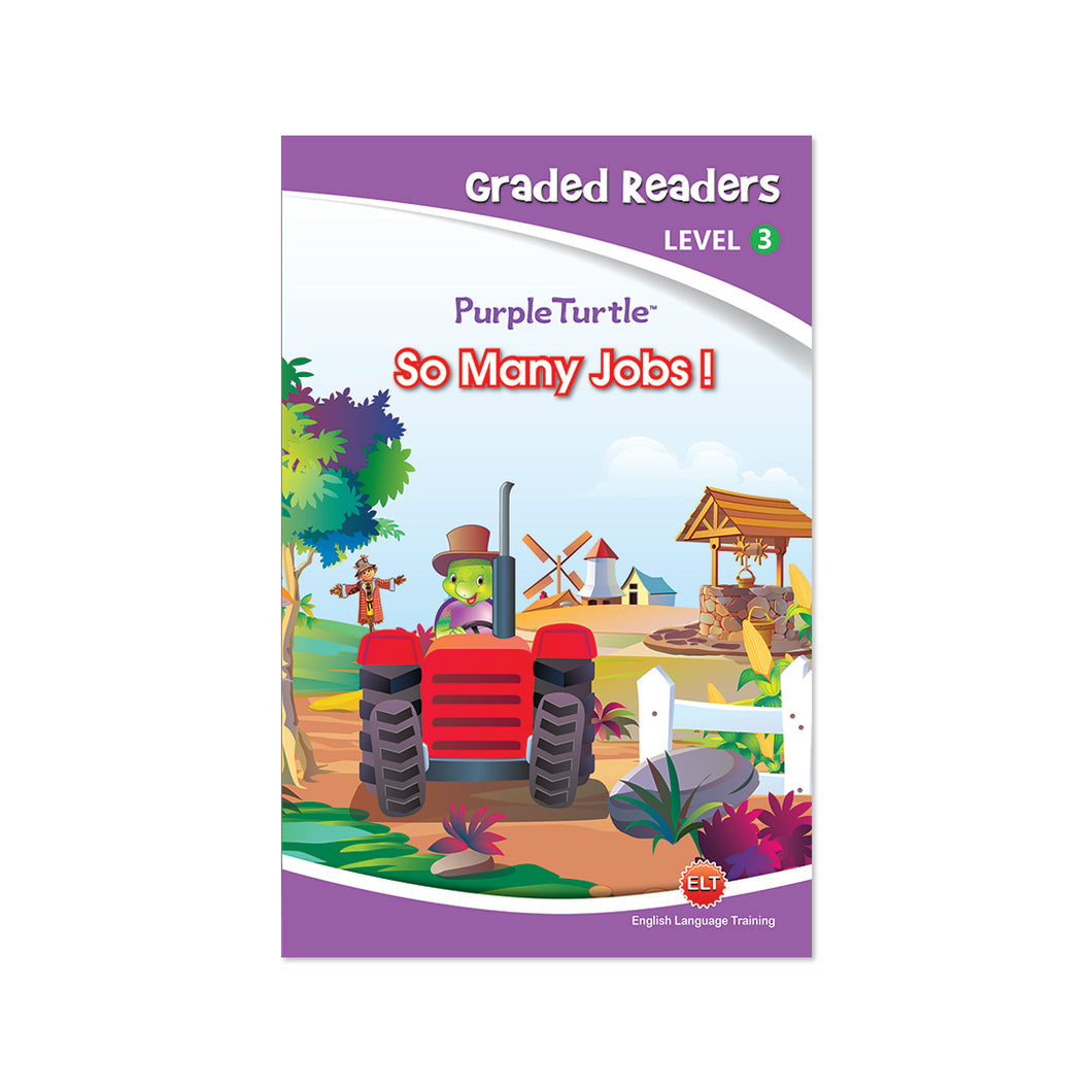 Purple Turtle - SO MANY JOBS | Story book for Kids Ages 5-6