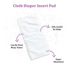 Load image into Gallery viewer, Purple Turtle Baby Record Book with  Washable and Reusable Cloth Diaper with Inserts : Pack of 2 | for Babies 3 Months-3 Years | Free Size and Adjustable |  100% Natural, Non-Toxic and Chemical-Free Baby Diapers
