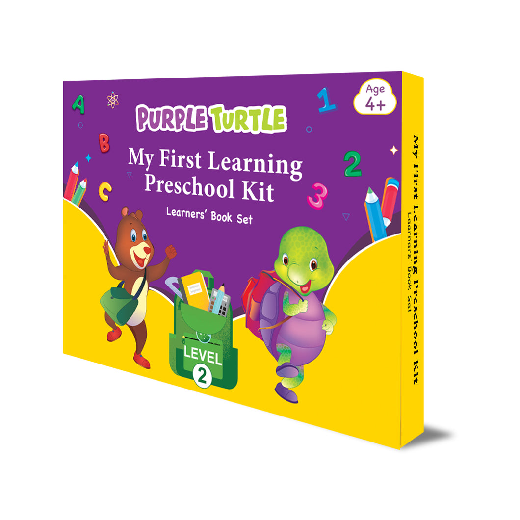Purple Turtle Preschool Kit Level 2 For LKG Kids