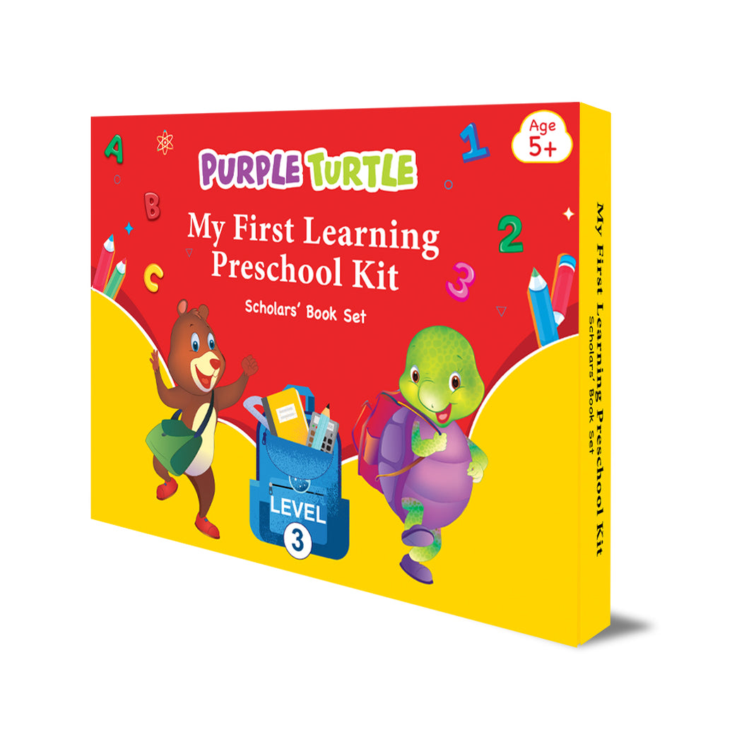 Purple Turtle Preschool Kit Level 3 For UKG Kids
