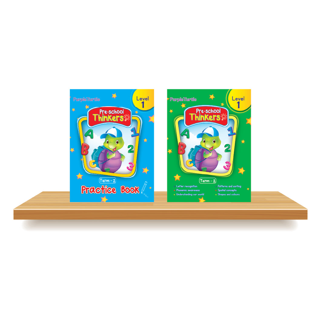 Purple Turtle Preschool Books - Nursery Kids Level 1 Term 2