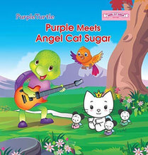 Load image into Gallery viewer, Purple Meets Angel Cat Sugar - Purple Turtle Graded Readers

