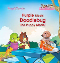 Load image into Gallery viewer, Purple meets Doodlebug The Puppy Model

