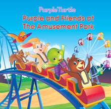 Load image into Gallery viewer, Purple turtle - Purple and Friends at The Amusement Park
