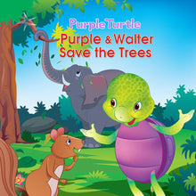 Load image into Gallery viewer, Purple Turtle - Purple &amp; Walter Save the Trees

