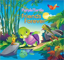 Load image into Gallery viewer, Purple Turtle Friends Forever | Moral Story Book for Kids Ages 3-8 | Illustrated Story to Learn Social Skills and the Value of Friendship | Purple Turtle
