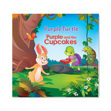 Load image into Gallery viewer, Best Birthday Return Gifts, Party Favours for Kids - Boys and Girls - Pack of 15 Illustrated Storybooks in English - Purple Turtle
