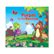 Load image into Gallery viewer, Purple to the Rescue (Illustrated Storybook for Kids Ages 3-8) Help Kids Learn Kindness and Care with Colourful, Engaging Animal Story - Purple Turtle
