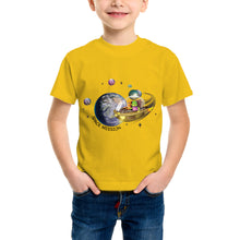 Load image into Gallery viewer, Purple Turtle Kids&#39; T-Shirt - Space Mission - For Toddlers, Girls &amp; Boys - Short Sleeves
