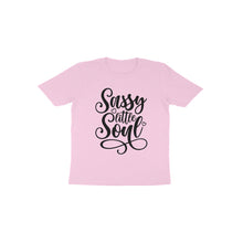 Load image into Gallery viewer, Sassy Little Soul T-shirt for Toddlers- Cool, Classy Positive Educational Quotes T-shirts - Purple Turtle
